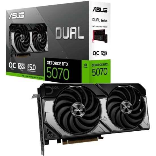 Видеокарта Asus RTX 5070 Asus Dual (с макс. кошельком и подпиской wb)