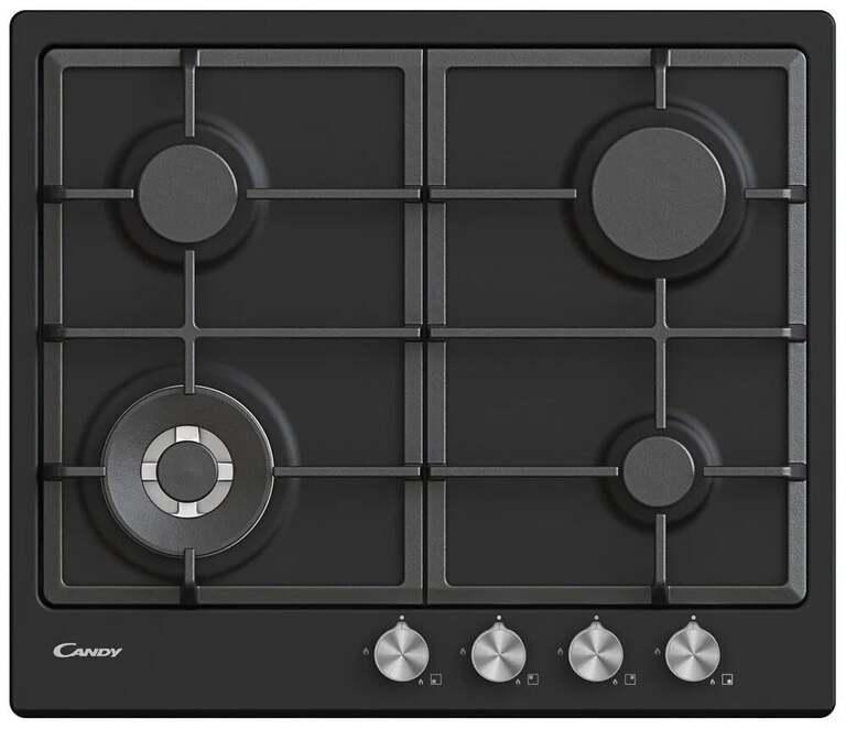 Газовая варочная панель Candy CHG6BF4WPBB 59 см + 1000 баллов за отзыв (с картой OZON)
