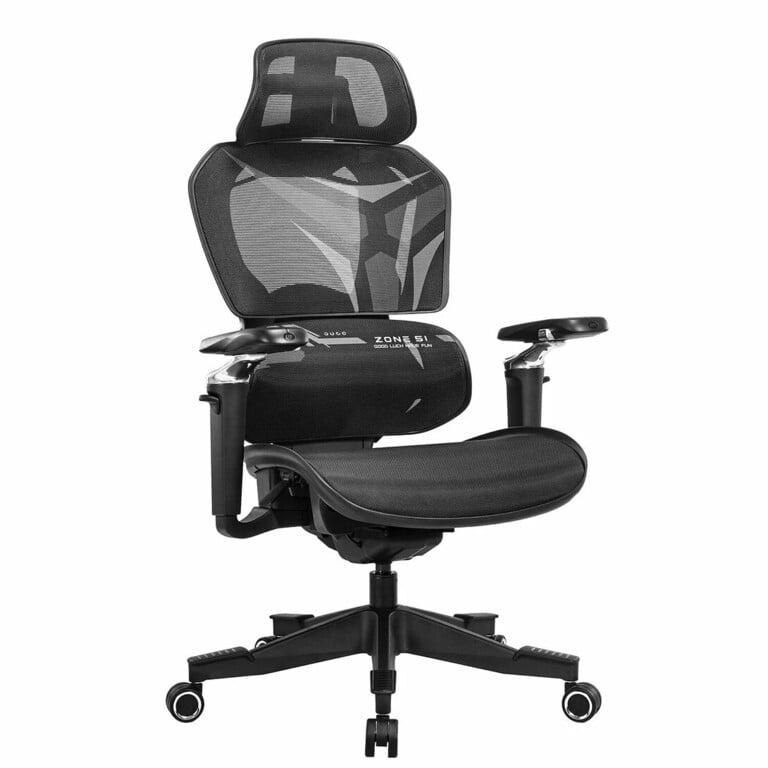 Кресло компьютерное ZONE 51 FREELANCER X7 черно-серый, сетка, с Альфа-картой