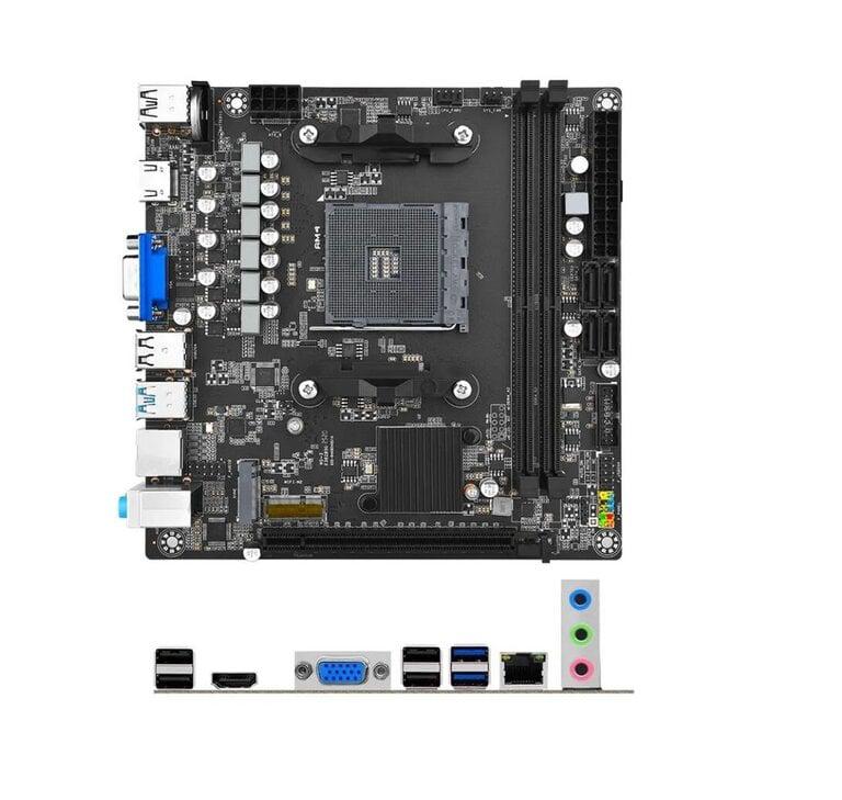 Материнская плата JINGSHA B450 AM4 mini itx