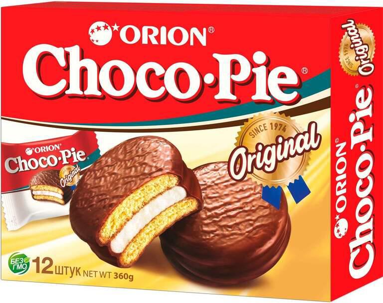 [МСК] Пирожное choco pie Orion 30 г 12 штук