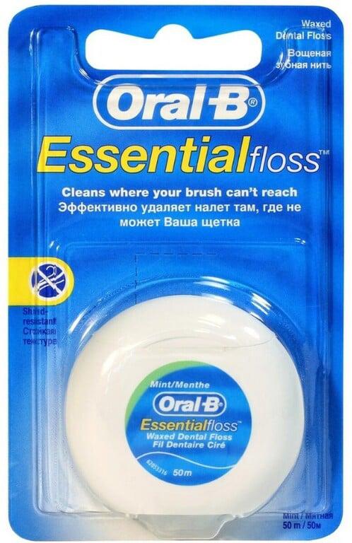 Зубная нить Oral-B Essential Floss (с Ozon картой)