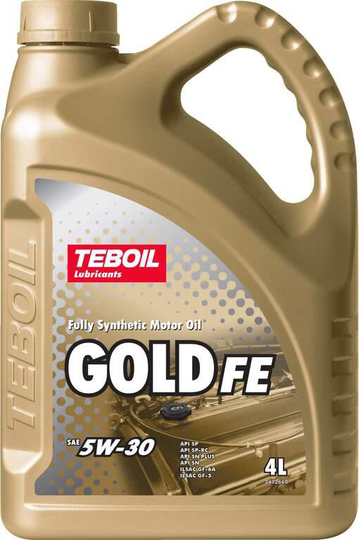 [МСК] Моторное масло Teboil синтетическое 5w30 Gold Fe Api Sp 4л