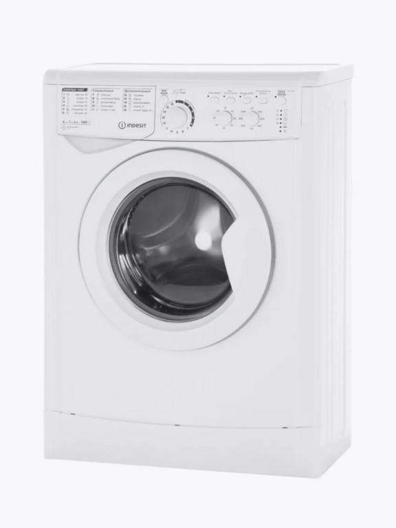 Узкая стиральная машина Indesit EWUC 4105 CIS (33 см, 4 кг, 1000 об/мин) с ВБ кошельком