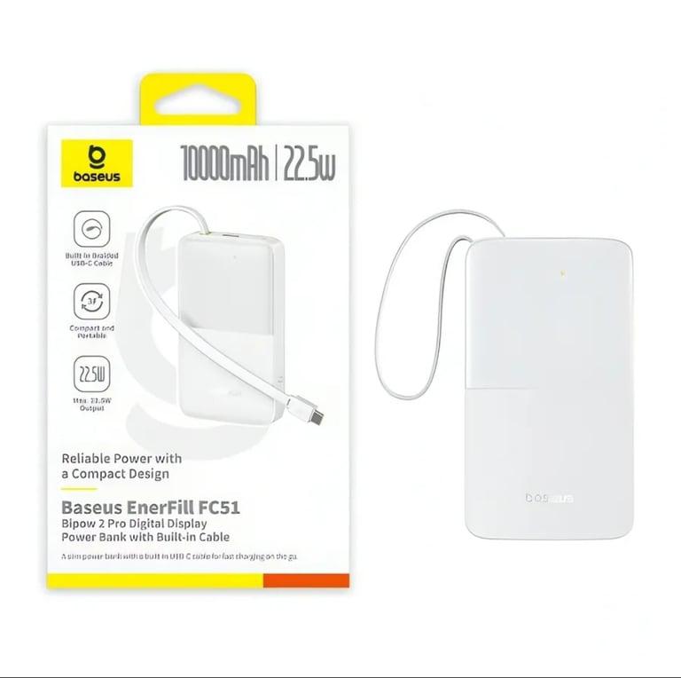 Внешний аккумулятор Baseus EnerFill FC51 10000mAh 22.5W Moon White