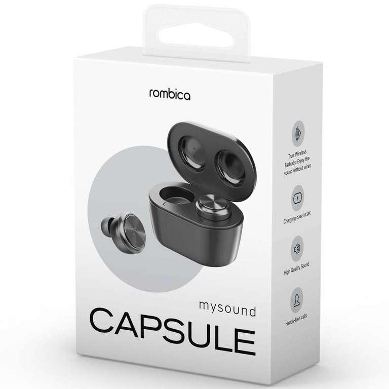 Беспроводные наушники Rombica Mysound Capsule Black (BH-T018)