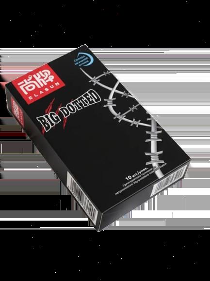 Презервативы ELASUN, стимулирующие, с шипами, 10 шт. (с картой OZON)