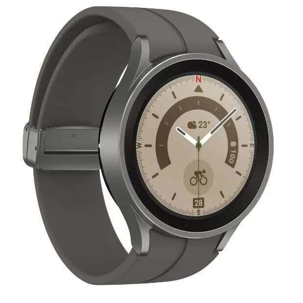 Samsung Galaxy Watch 5 Pro BT Умные часы, 45 мм, серый (с картой OZON)