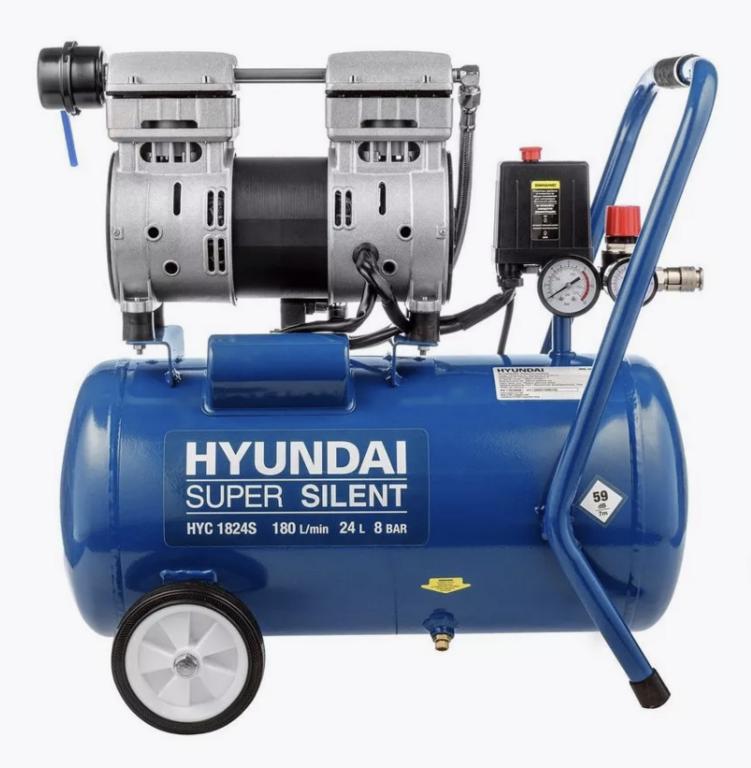 Компрессор воздушный безмасляный Hyundai HYC 1824S