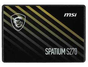 Внутренний SSD-диск MSI 480 ГБ SPATIUM S270 SATA (Цена по Ozon карте)