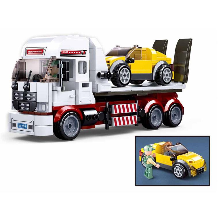 Конструктор SLUBAN Город Автовоз, 338 деталей