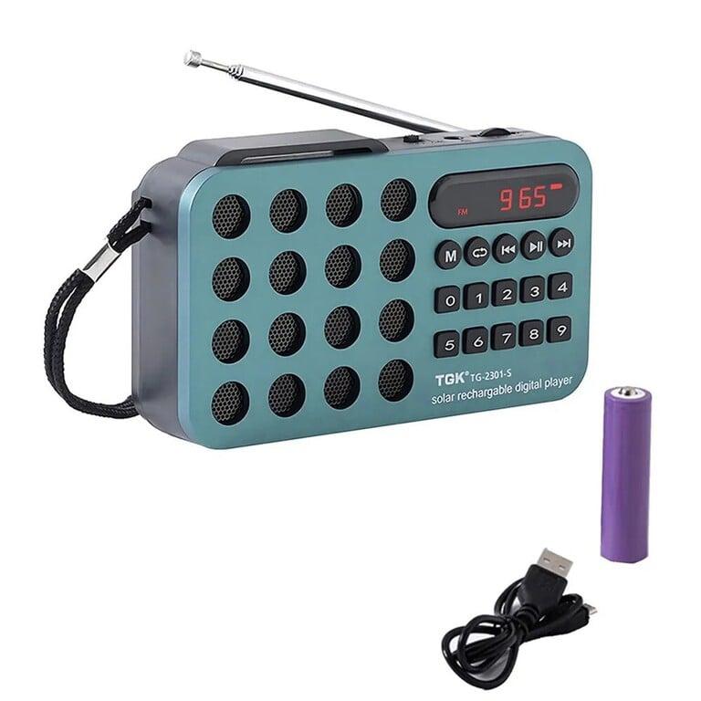Магнитола с FM-радио, bluetooth и зарядкой от солнечной батареи (с Озон-картой, из-за рубежа) + 200 баллов за отзыв