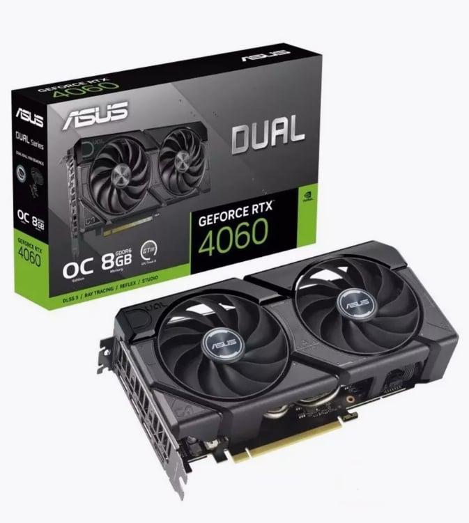 Видеокарта Asus Dual RTX 4060 VENTUS 2X 8gb (с WB кошельком)
