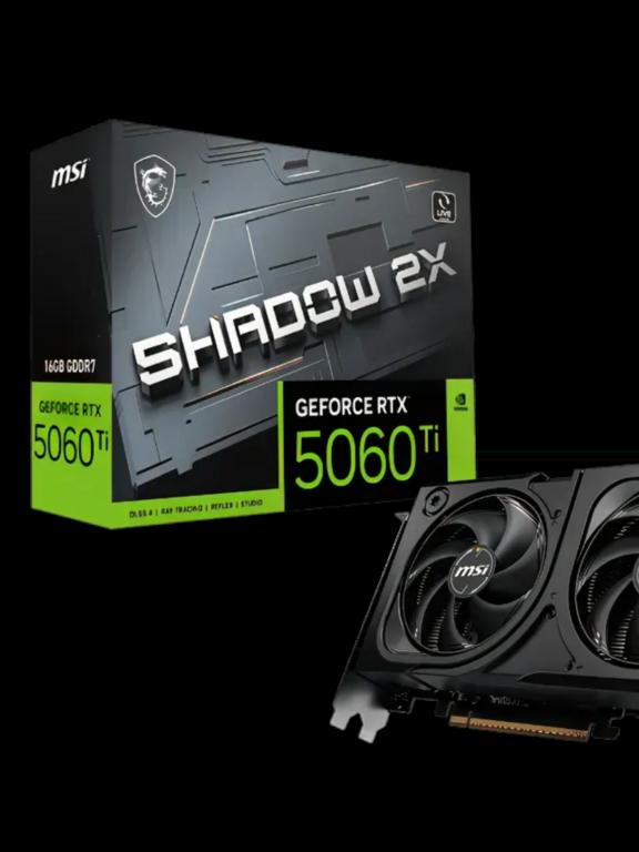 Видеокарта RTX 5060TI 16G MSI SHADOW 2X PLUS (с макс. кошельком и подпиской ВБ)