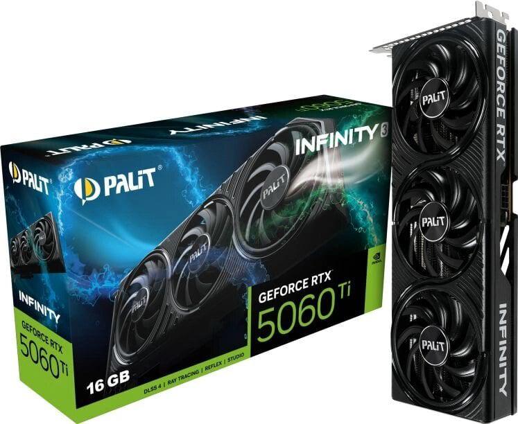 Видеокарта Palit RTX5060Ti INFINITY 3 NV RTX 5060TI 16G (цена отличается в зависимости от аккаунта)