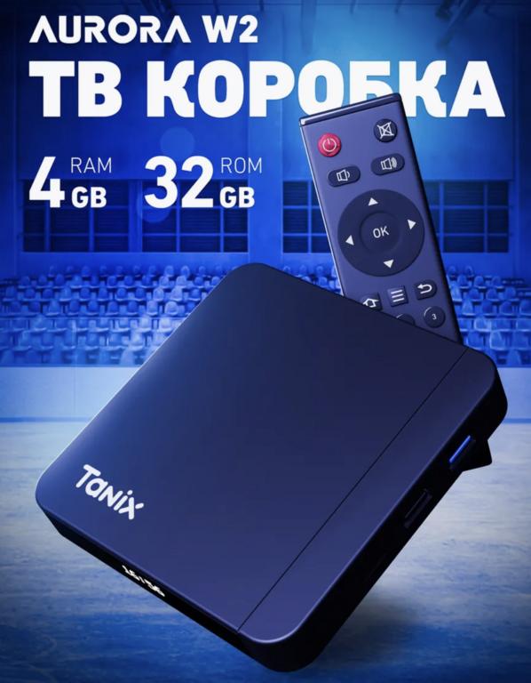 Смарт ТВ-приставка 4/32 ГБ Tanix w2 (цена с макс. кошельком)