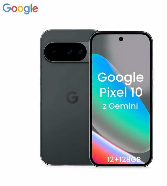 Google Pixel 10 12/128Gb Global Obsidian 5G 120 Гц OLED 6.3" Android 16