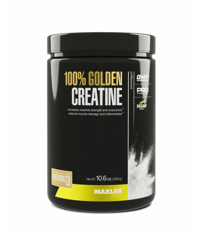 Креатин моногидрат микронизированный Maxler 100% Golden Creatine, порошок, 300 г