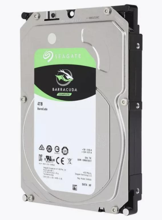 Жесткий диск HDD Seagate, 4 ТБ, 3.5" (с ВБ Кошельком)