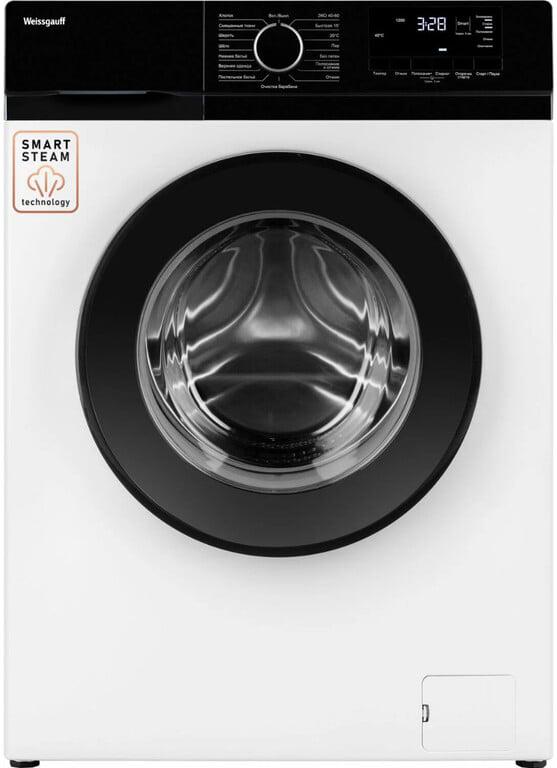 Cтиральная машина с паром Weissgauff WM 45106 Steam, 3 года гарантии, глубина 45 см, загрузка 6 кг (цена зависит от аккаунта)