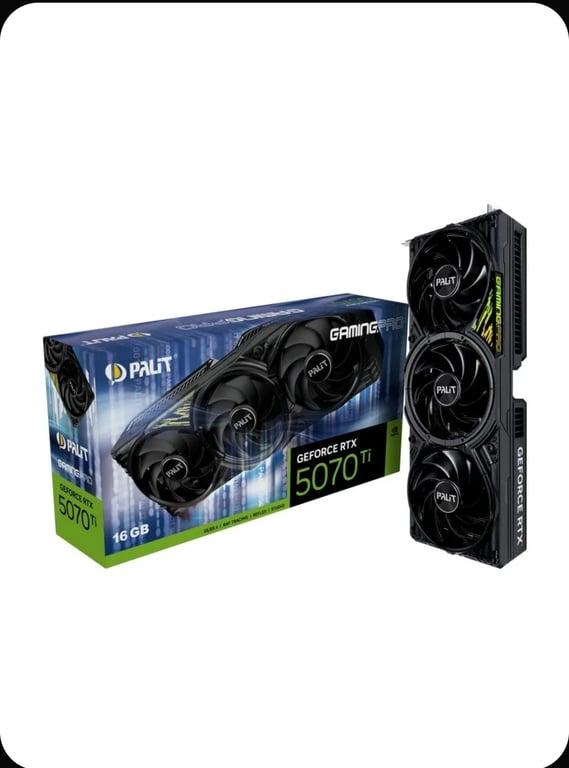 Видеокарта Palit GeForce RTX 5070 Ti GamingPro V1 16 ГБ (NE7507T019T2-GB2031Y)