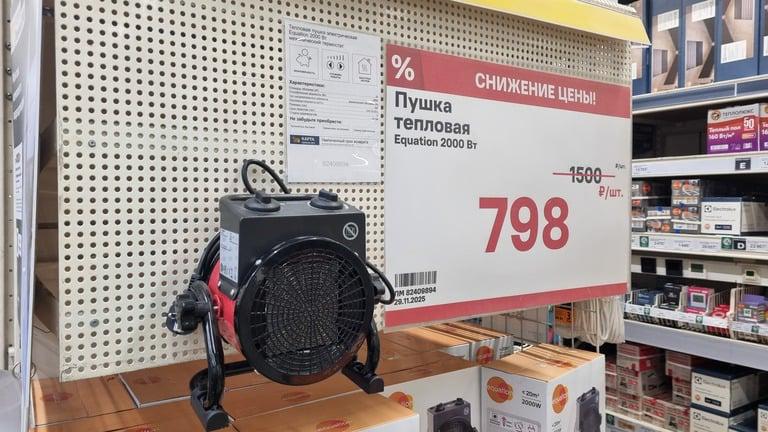 Тепловая пушка электрическая Equation 2000 Вт