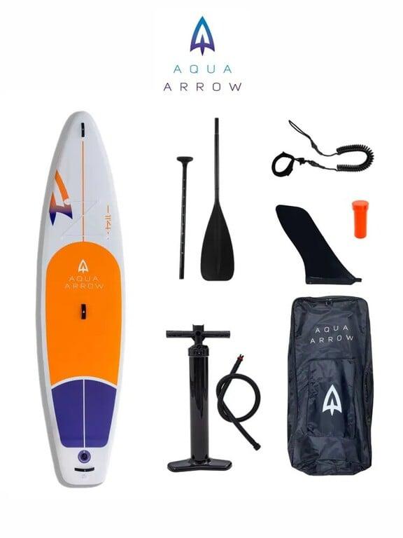 Sup доска надувная Aqua Arrow 11.4 Orange (с картой OZON)