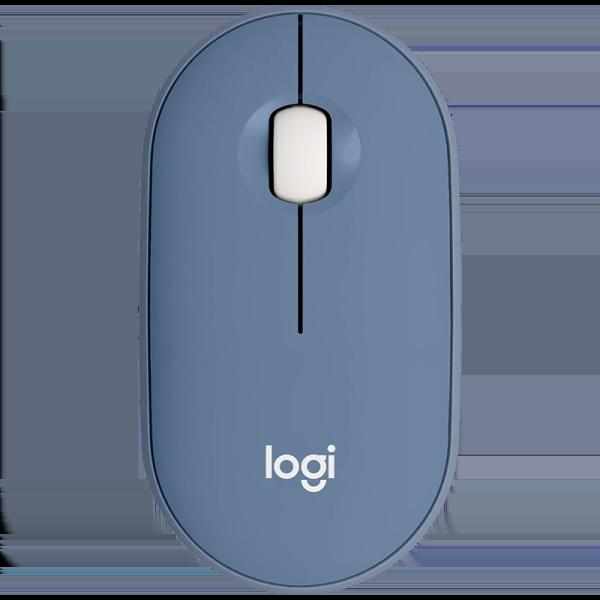 Мышь Logitech Pebble M350, синяя