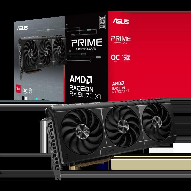 Видеокарта ASUS Prime Radeon RX 9070 XT OC Edition 16GB GDDR6 (цена с Я.Пэй/Альфой, зависит от аккаунта и города)