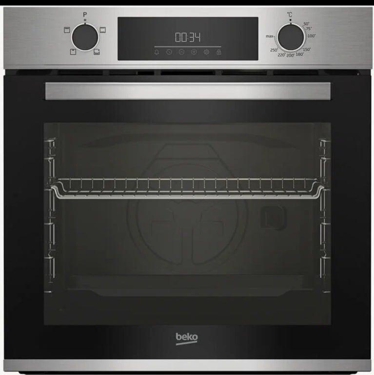 Встраиваемый электрический духовой шкаф Beko BBIC12300XD, гриль, серебристый