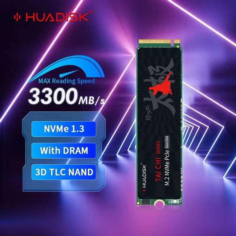 SSD HUADISK 512ГБ NVME Pcie Gen3 With DRAM (из-за рубежа)