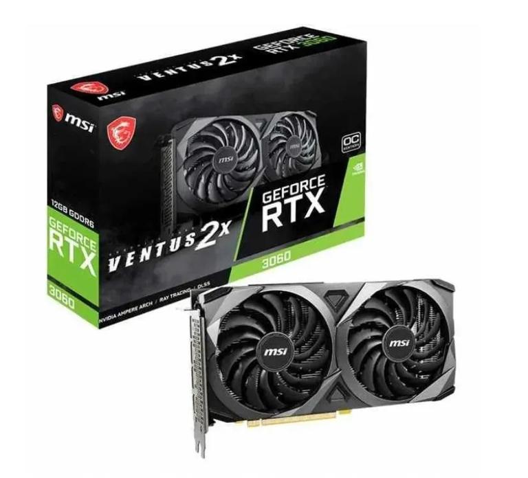 Видеокарта MSI RTX 3060 Ventus 12gb (с подпиской и макс. WB кошельком)