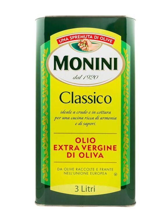 [СПб] Оливковое масло Monini Classico Extra Virgin нерафинированное, 3 л (с картой Альфа банка)