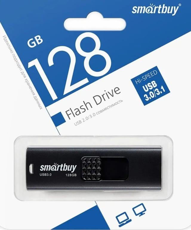 USB-флеш-накопитель 128гБ Smart Buy SB128GB3FSK (с картой OZON)