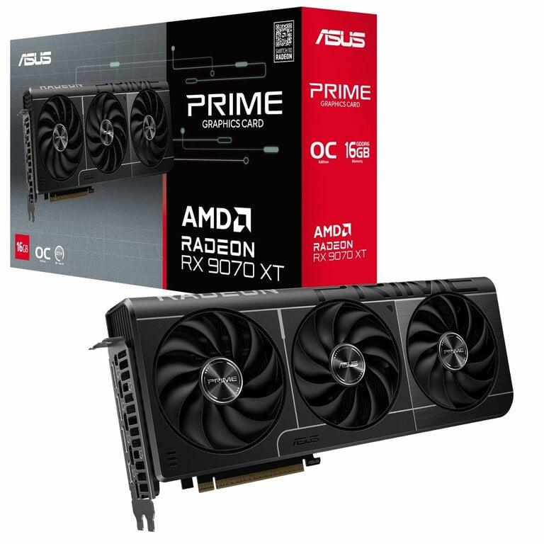 Видеокарта ASUS PRIME RX 9070 XT OC (Цена с Я.Пэй, зависит от аккаунта)