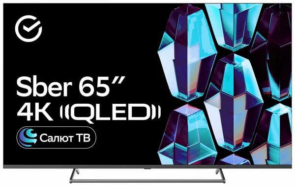 [МСК и др] Телевизор Sber SDX-65UQ5231, 65", 4К, голосовое управление