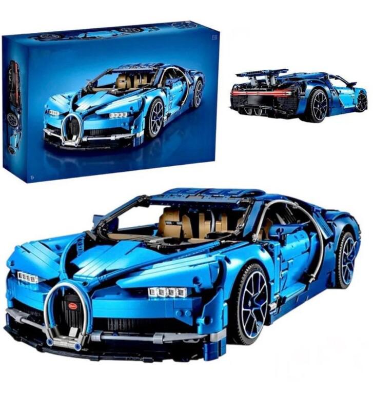 Конструктор Bugatti Chiron, 4031 деталь (аналог к LEGO TECHNIC 56002), с Озон картой