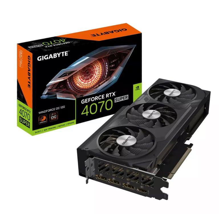 Видеокарта GIGABYTE RTX 4070 Super GV-N407SWF3OC-12GD 12 Гб (-28% с макс. ВБ кошельком через Госуслуги)