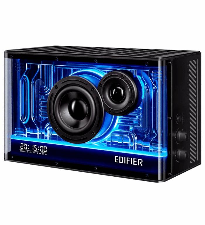 Акустическая система Edifier QD35 (40 Вт, LDAC, Hi-Res AUDIO, Bluetooth 5.3, 35-ваттный зарядный модуль с портами USB-A и USB-C) с картой OZON