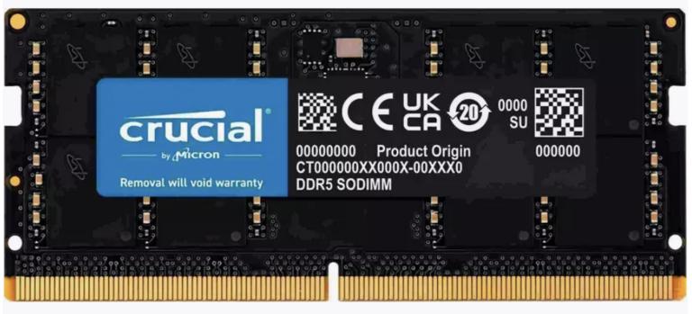 Оперативная память Crucial DDR5 5600 МГЦ 16 Гб для ноутбука, 1x16 Гб (с ВБ Кошельком, из-за рубежа)