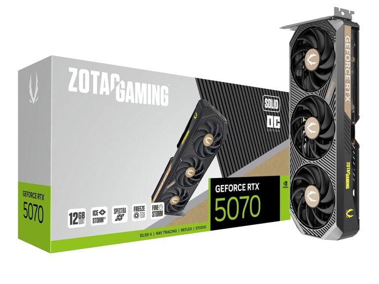Видеокарта Zotac Rtx 5070 Solid (с макс. WB кошельком и подпиской)