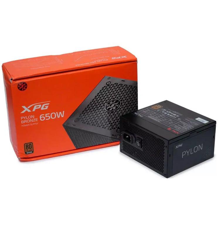 XPG Блок питания PYLON 650W ATX BRONZE (PYLON650B-BKCEU) (Макс кошелек + подписка)