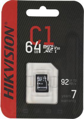 Карта памяти microSDXC от Hikvision, на 64ГБ