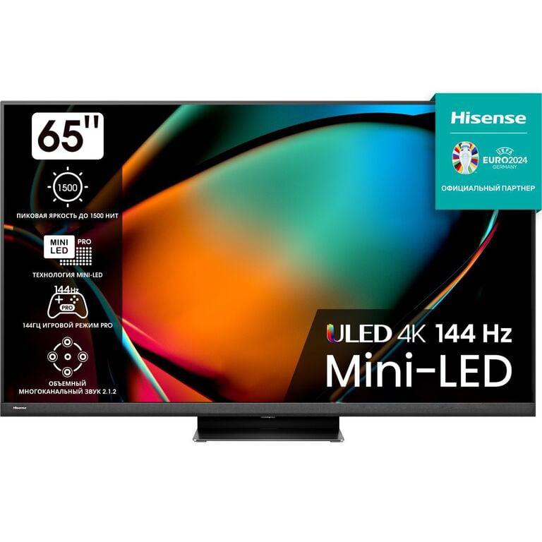 Телевизор Hisense 65U8KQ, 65", 4K Ultra HD, QLED, Smart TV