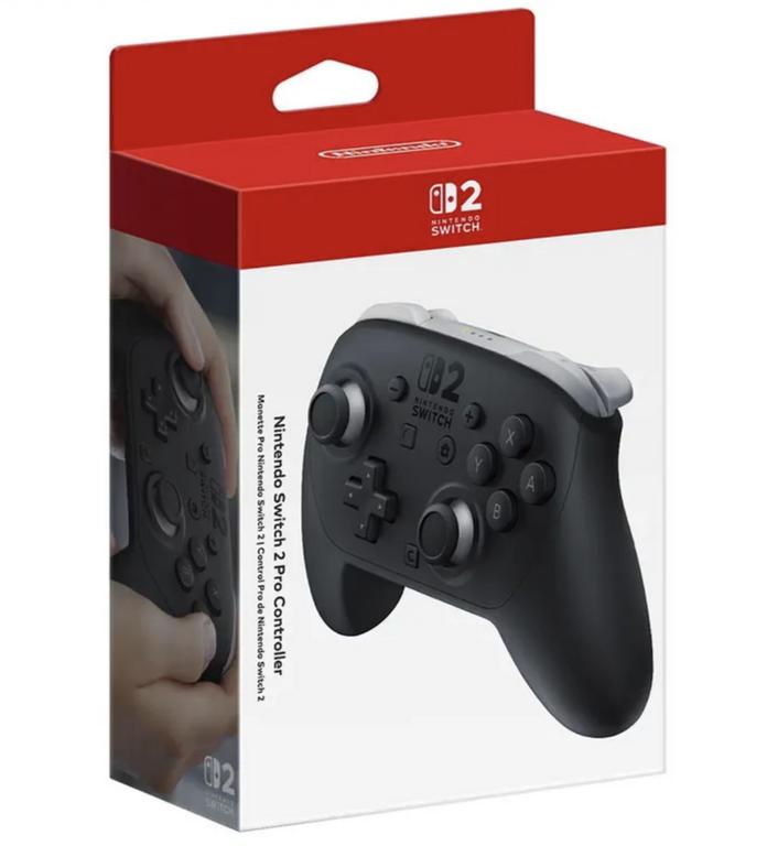 Геймпад Nintendo Switch 2 Pro Controller (из-за рубежа, нет отзывов, новый продавец, с картой OZON)