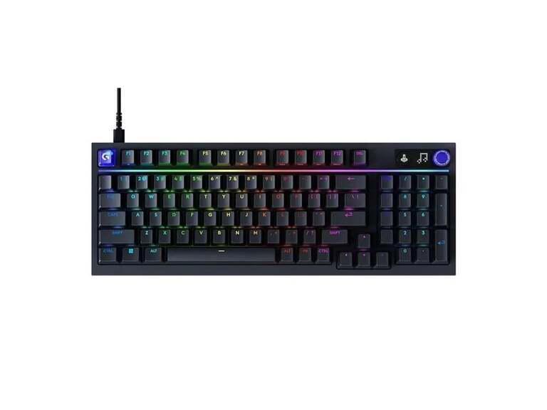 Игровая клавиатура проводная Logitech G316 X 8K LIGHTSYNC RGB, Английская раскладка, черный (с картой OZON, из-за рубежа)