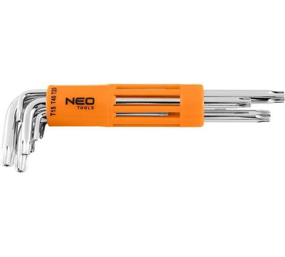 Набор шестигранных ключей Torx NEO Tools 09-524 (T10-T50 мм, 8 штук)