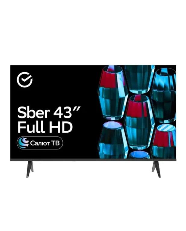 Телевизор SBER SDX-43F2139 43" Full HD, черный, по Ozon карте + 5000 баллов за отзыв