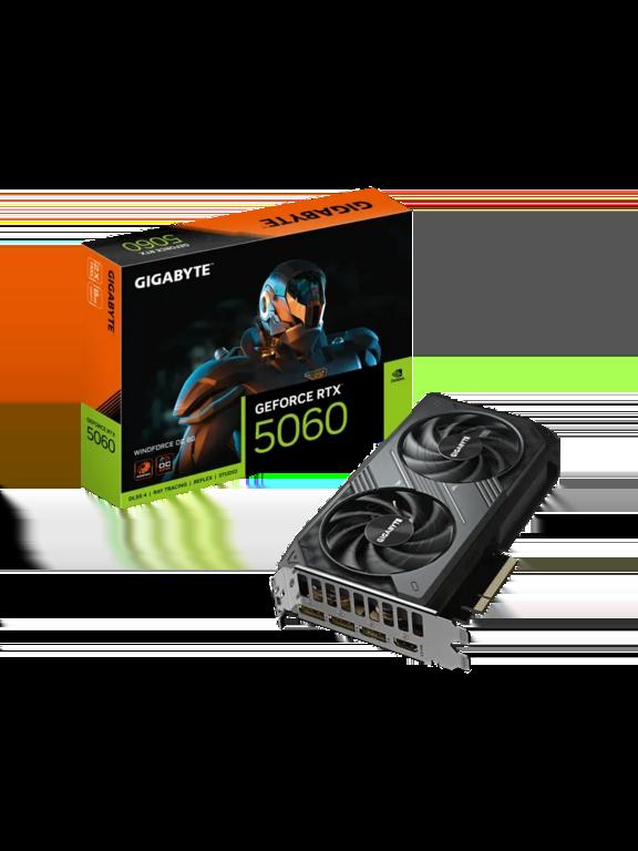 Видеокарта Gigabyte GeForce RTX 5060 WINDFORCE OC 8GB GDDR7 (с WB-кошельком)