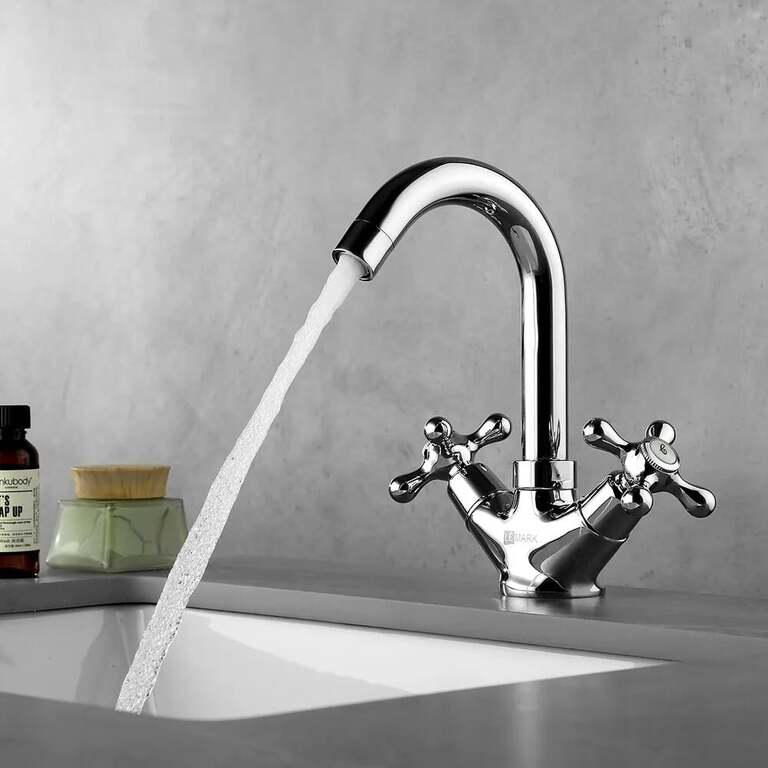 Смеситель вентильный для раковины Lemark Standard LM2107C (с картой OZON)